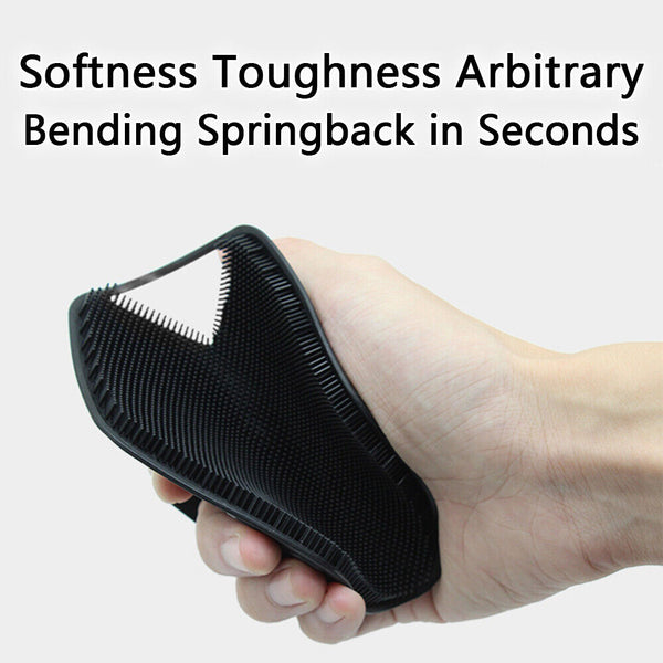 Silicone Body Scrubber Shower Exfoliating Scrub Sponge Bath Washing Massage Tool