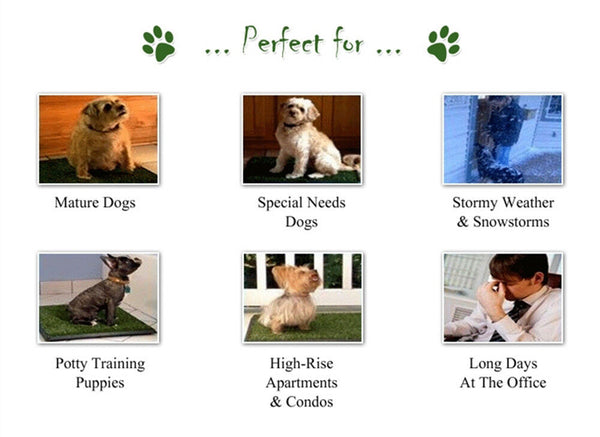 Indoor Dog Pet Training Toilet Portable Puppy Tray Loo Pad Mat Large Easy Clean
