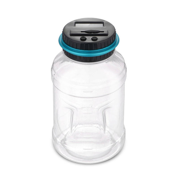 Aussie Coin Counting Money Jar Digital LCD Display OZ Coins Piggy Bank Box