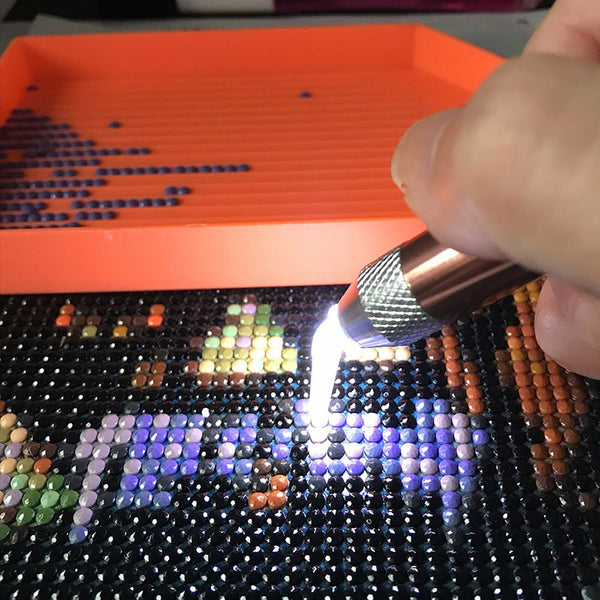 5D Diamond Painting Pen USB Diamond Painting Tool LED Light Point Drill Accessor