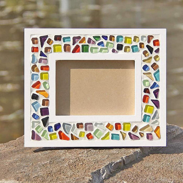 Mixed Glitter Glass Tiles Crystal Mosaic Tiles Kitchen Bathroom Art Craft Supply