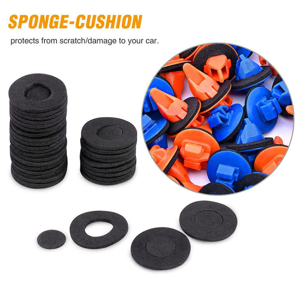 60PCS Front Door Trim Body Moulding Repair Kit Flare Panel Clip For Toyota Prado
