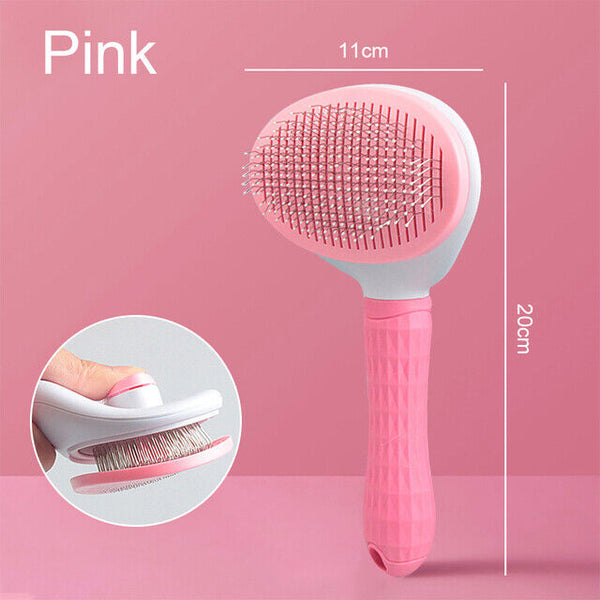 Grooming Brush For Dog Cat Deshedding Tool Rake Comb Fur Remover Reduce Pet Hair