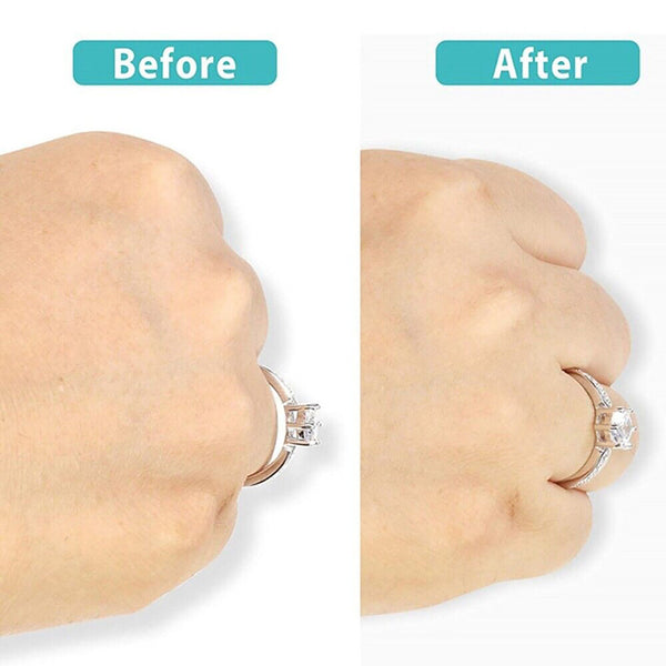 New Invisible Clear Ring Size Adjuster Resizer Loose Rings Guard Reducer