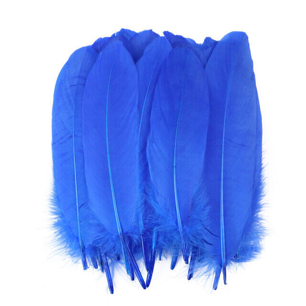 100pcs Goose feathers 6-12cm 11 Color Choice Millinery DIY Wedding Craft