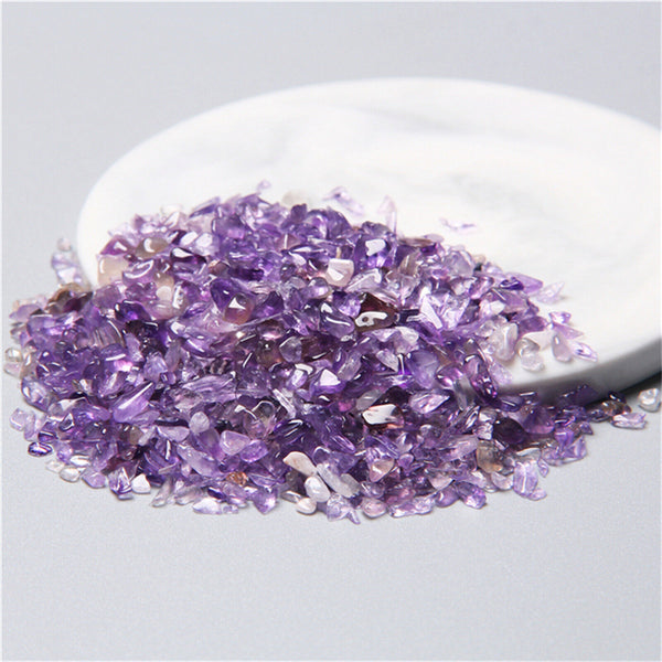 100G Natural Gemstone Tumbled Crystal Chips Chakra Wicca Jewelry Rose Quartz AU