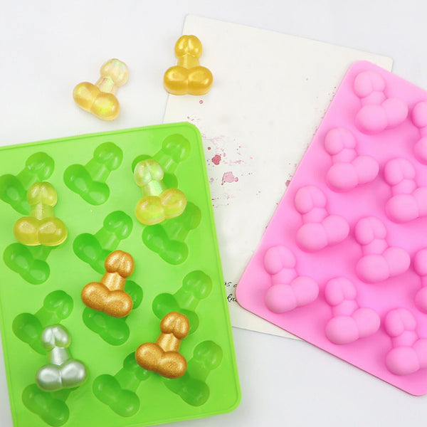 Penis Willy Dick Silicone Ice Tray Chocolate Cake Jelly Mould Hens Night Party