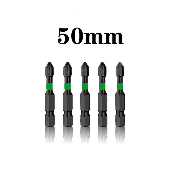 PH2 Magnetic Cross Phillips Impact Batch Head Hardness Screwdriver Bit Kit