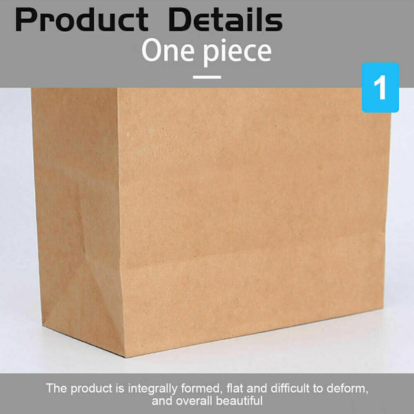 Bulk Kraft Paper Bags Gift Shopping Carry Craft Retail Bag with Handle Brown NEW