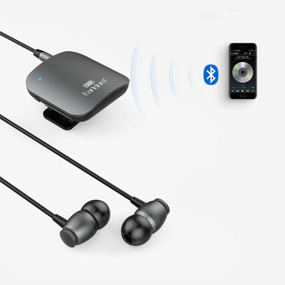 Wireless Bluetooth Earphones 3.5mm Audio Stereo Music Home Car Receiver Adapter