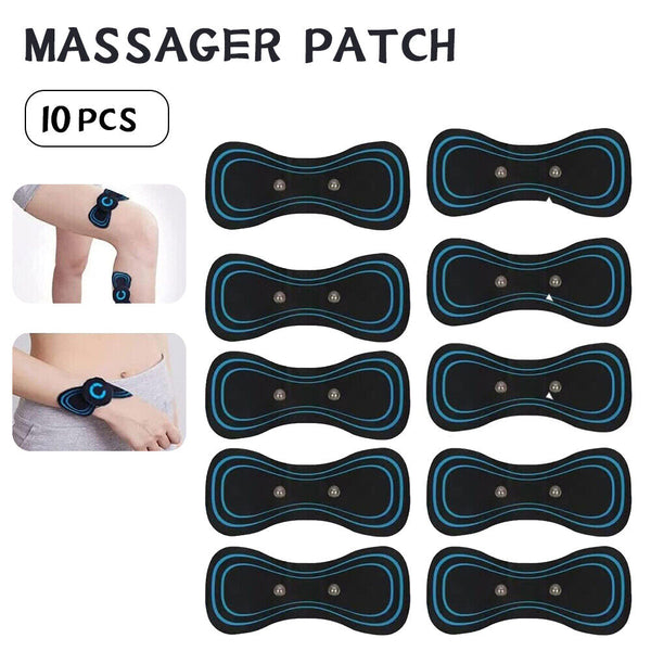 Mini Electric Neck Back Massager EMS Cervical Massage Patch Relief Pain Portable - Lets Party