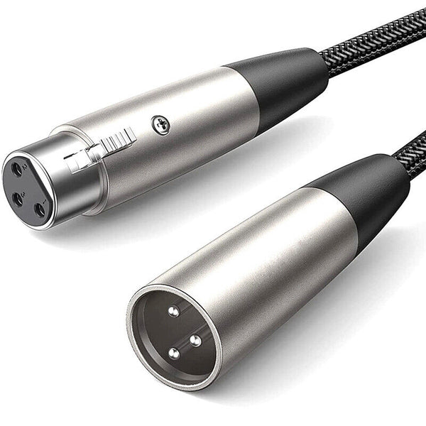 Y Adapter One 1 x Female to Two 2 x Male XLR Splitter Cable Lead Short Dual DMX