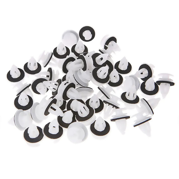100PCS Car Trim Body Fastener Rivet Retainer Door Panel Bumper Plastic Clips Kit