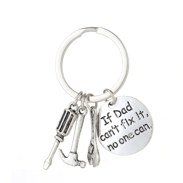 2pcs Hand Tools Keychain,Daddy Keyring Dad Gift Fathers Day Father Keychainy AU