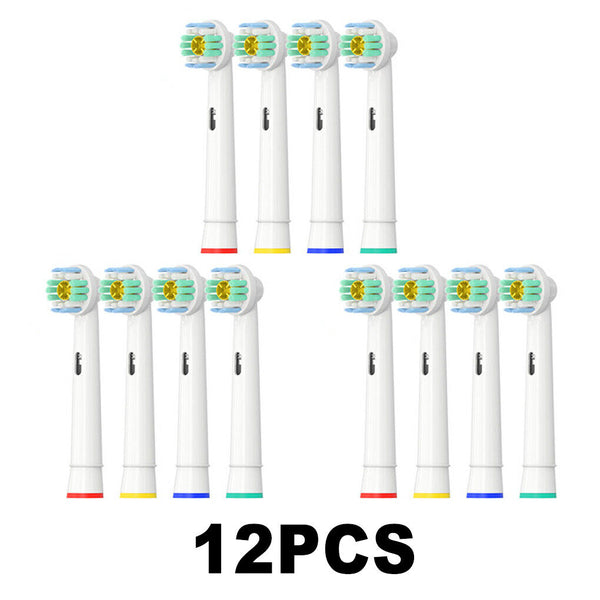 DUAL CLEAN Oral-B Compatible Tooth Brush Heads Electric Replacement Floss Flexi - Lets Party