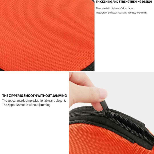 Portable 20 Disc CD DVD Storage Zipper Bag Case Hard Box Wallet Album Holder AU