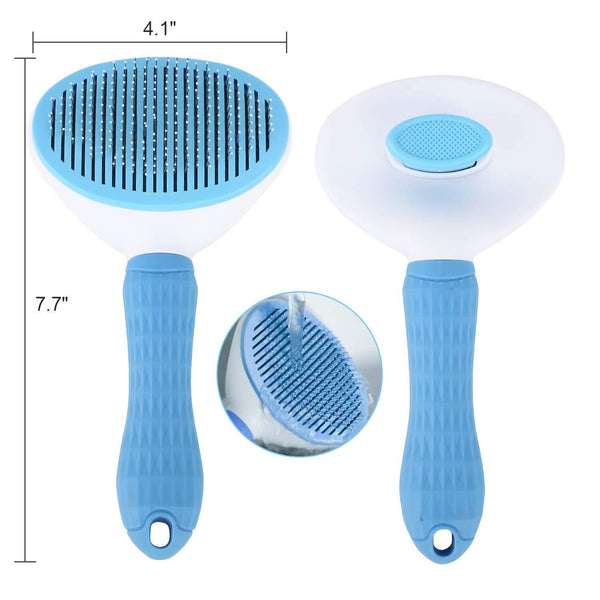 Grooming Brush For Dog Cat Deshedding Tool Rake Comb Fur Remover Reduce Pet Hair