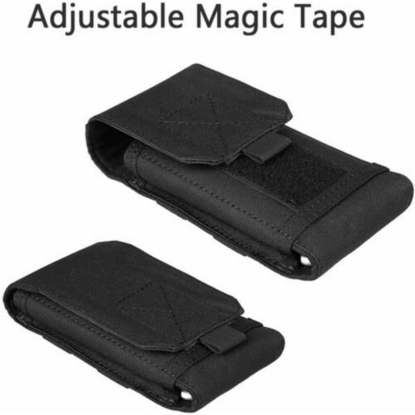 2x Universal Outdoor Tactical Mobile Phone Pouch Holster Case Bag Hook Holder AU