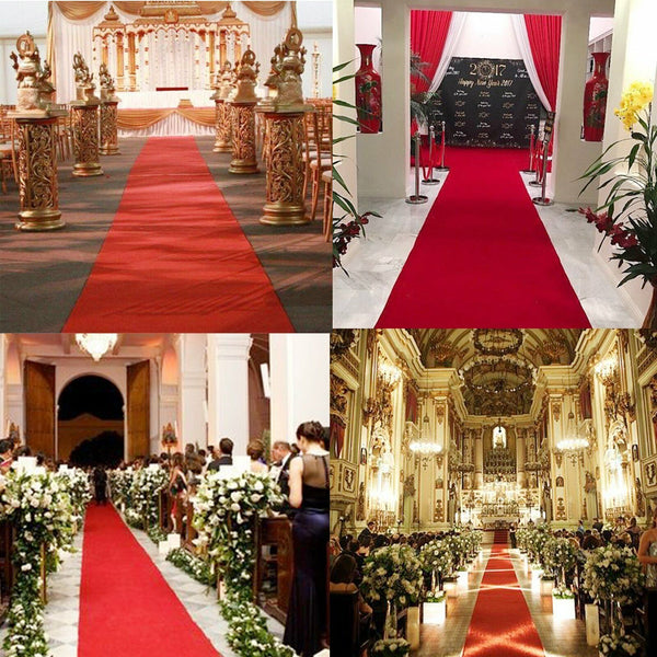 10M Red Carpet Aisle Runner Awards Night Casino Wedding Party Event Mats Decor A
