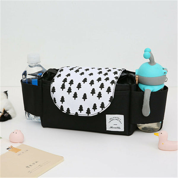 Stroller Baby Organiser Buggy Mummy Bag Pram Pushchair Cup Storage Bottle Holder