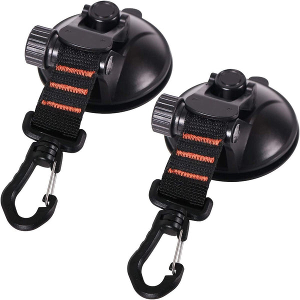Suction Cup Anchor Securing Hook Tie Down Camping Tarp as Car Side Awning