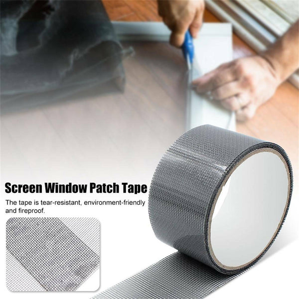 2M Self Adhesive Strong Fly Screen Insect Repellent Repair Tape Window Door AU
