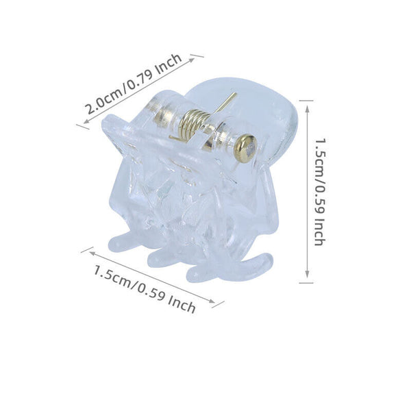 Women Hair Claw Clips Small Plastic Clamps Girls Kids Style Accessory