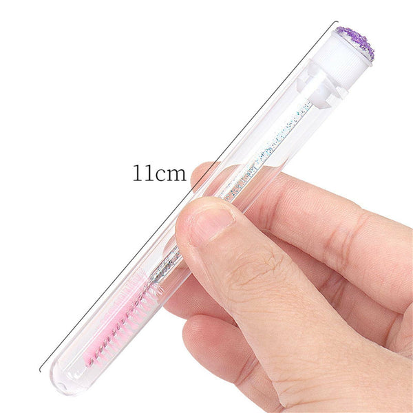 Glitter Disposable Eyelash Brush Applicator Extension Mascara Tube Wands/Plastic