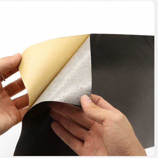 Self Adhesive Leather Repair Patches Kit Sofa Couch Car Seats Patching Tool PU