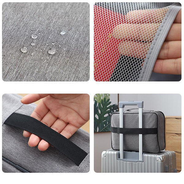 Document Bag Storage Pouch Case with Lock Zipper for Home Office Case AU SELLER