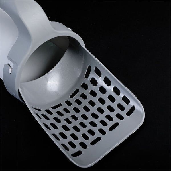 1X Cat Litter Scoop Integrated Detachable Shovel Holder Poop Pet Sifter Cleaning