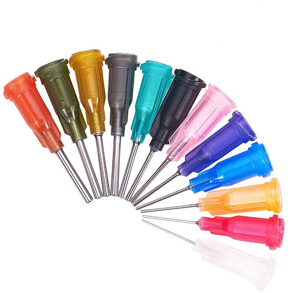 1ml 3ml 5ml 10ml Luer Lock Syringes + 14G-25G Blunt Tip Needles and Caps