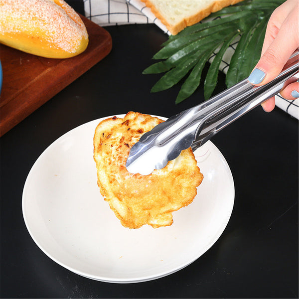 20PCS Kitchen Tong Food Holder Stainless Steel Grilling BBQ Tong Clips 18CM AU