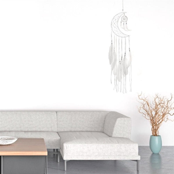 Moon Dream Catcher Decor Nordic Dreamcatcher Star Decor Home Garden Craft AUS