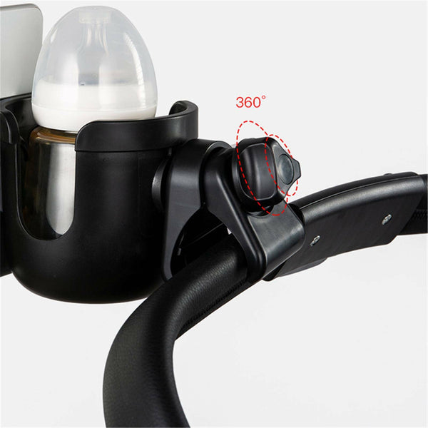 Baby Stroller Cup Holder Drink Bag Milk Bottle Phone Pram Golf Buggy Wheelchair