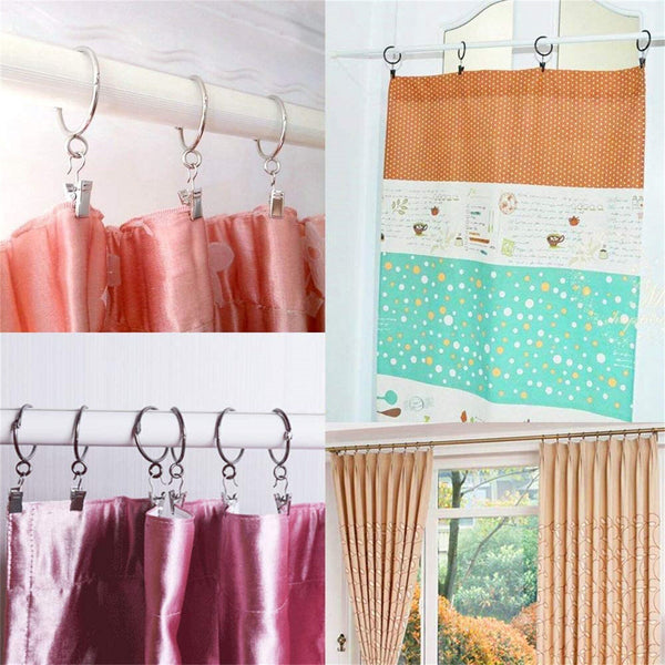 Stainless Steel Curtain Clips With Hook For Curtain Photos Home Ring