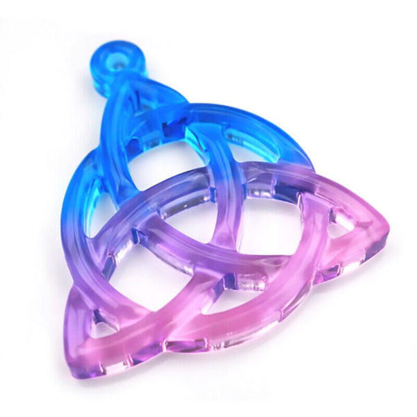 Pentagram Resin Casting Silicone Mold Pendant Necklace Making Epoxy Craft DIY