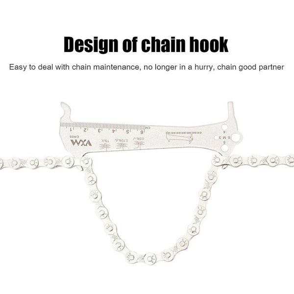 3In1 Bike Chain Wear Indicator Chain Checker Ruler Portable Caliper Cycling AU