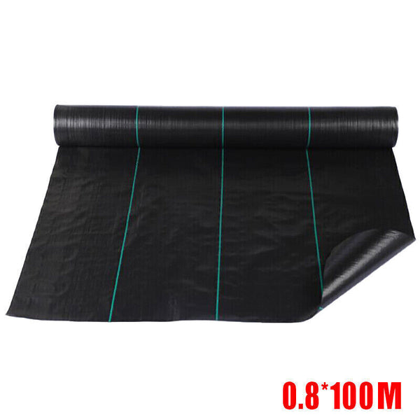 10/20/30/50/100M Weedmat Weed Control Mat Matting Woven Fabric Plant PE AU