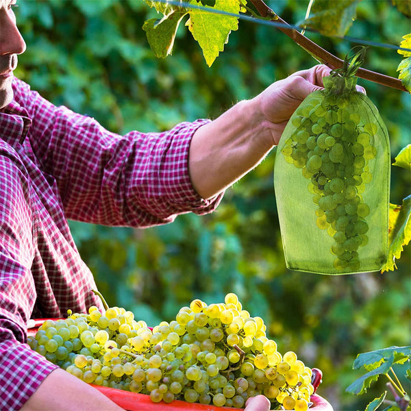 Fruit Net Bags Agriculture Garden Vegetable Protection Mesh Insect Proof