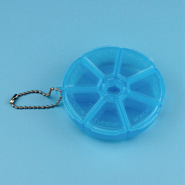 Pill Box Medicine Organizer Dispenser Box Case Travel Tablet Container Holder - Lets Party