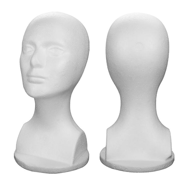 Female Flocked Foam Mannequin Manikin Head Model Hat Wig Scarf Display Stand AUS