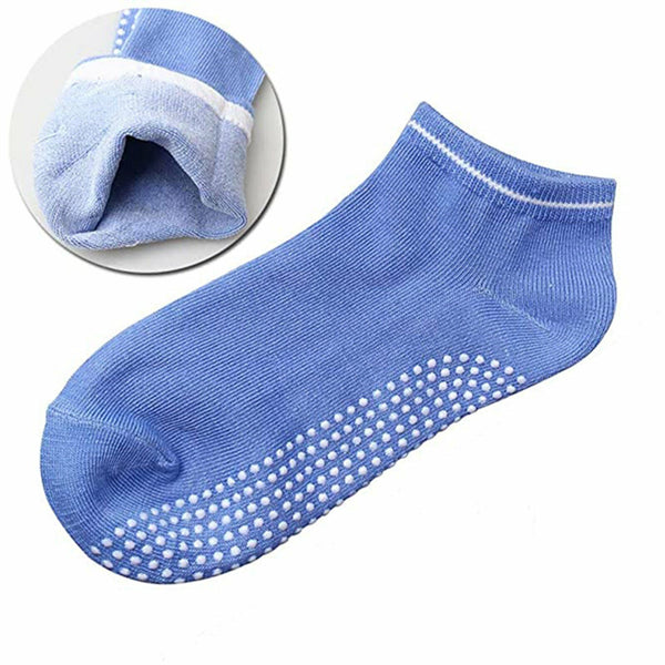 4/8Pairs Women Sports Cotton Rich Pilates Yoga Non-Slip Grip Socks Excercise AU - Lets Party