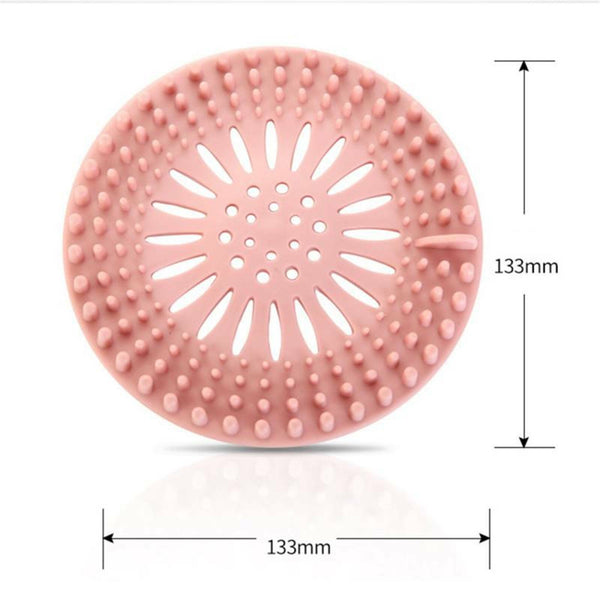 2x New Bathroom Drain Hair Catcher Bath Stopper Sink Strainer Filter Shower Cove
