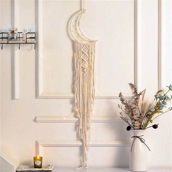 Wall Hanging Kids Room Nursery Dreamcatcher Moon Star Handmade Dream Catcher
