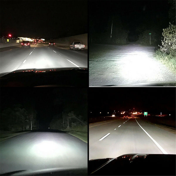 4PCS H7 LED 12V 21W Headlight Globes Xenon 6000k Car White Front Fog Light Bulbs