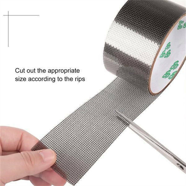2M Self Adhesive Strong Fly Screen Insect Repellent Repair Tape Window Door AU