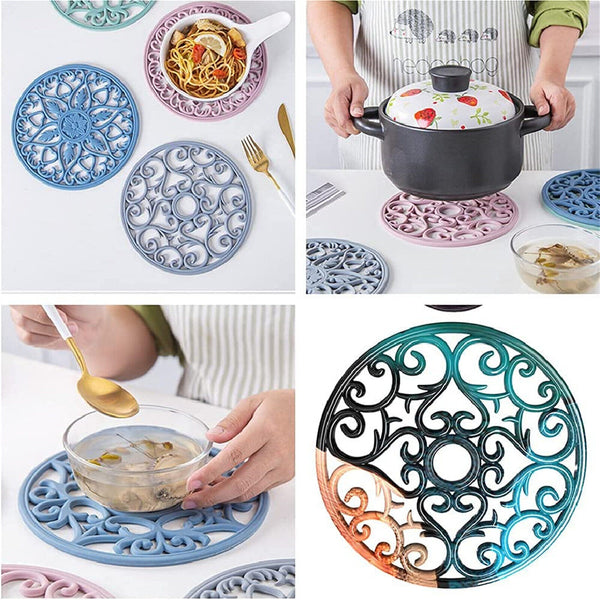 Mould Silicone Resin Mandala Placemat Epoxy Mold Coaster Cup Mat Crafts Casting
