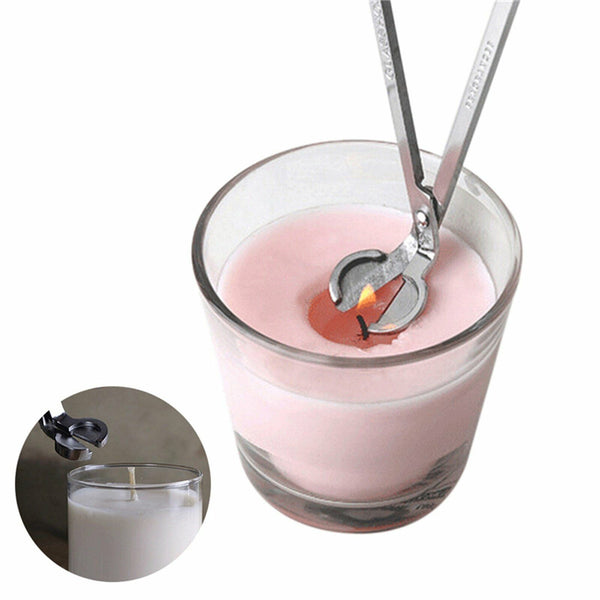 Cutting Candle Stainless Steel Oil Wick Lamps Trimmer Scissors Snuffers Tools AU