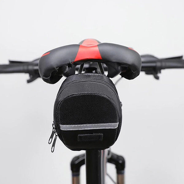 1/2X Bike Seat Waterproof Bag Bike Storage Saddle Bag Cycling Rear Pouch Outdoor
